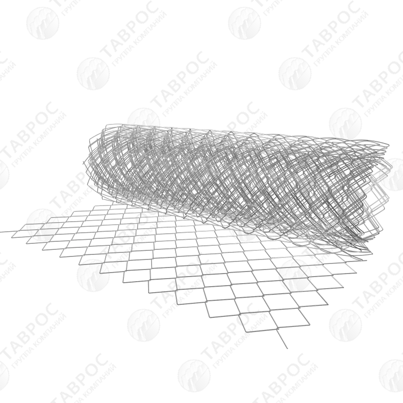 Сетка электросварная оцинкованная в рулонах (100х50 мм) 1,5х15 м / D=1,6 мм